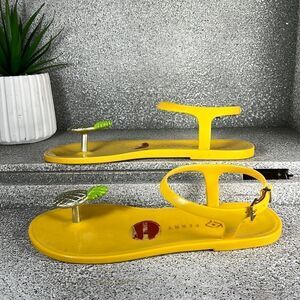 Katy Perry Scented Jelly Thong Sandals - The Geli Pineapple Shoes Size 7
